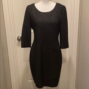 Andrew Marc sparkly black dress